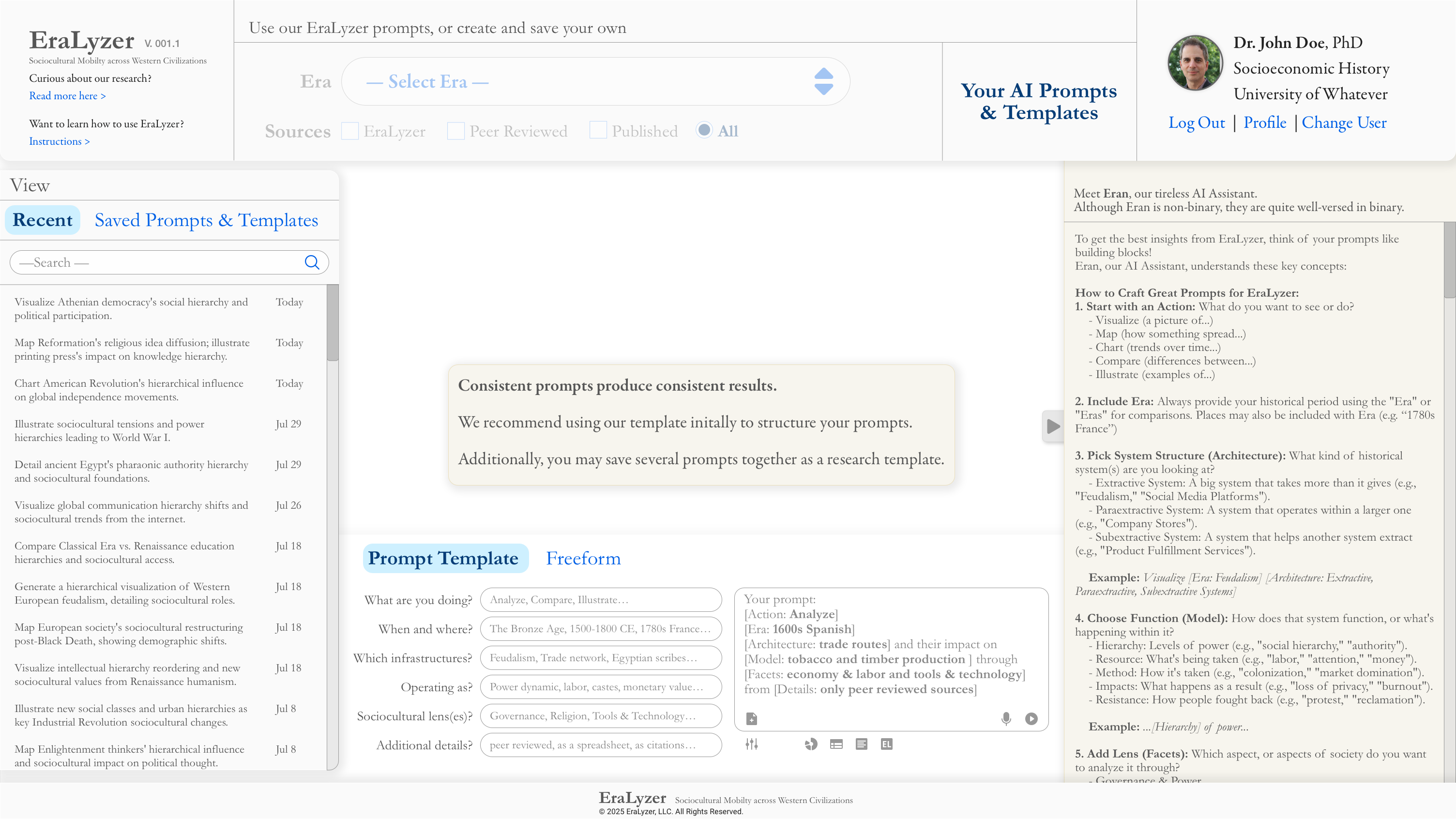 EraLyzer Prompt Tempate